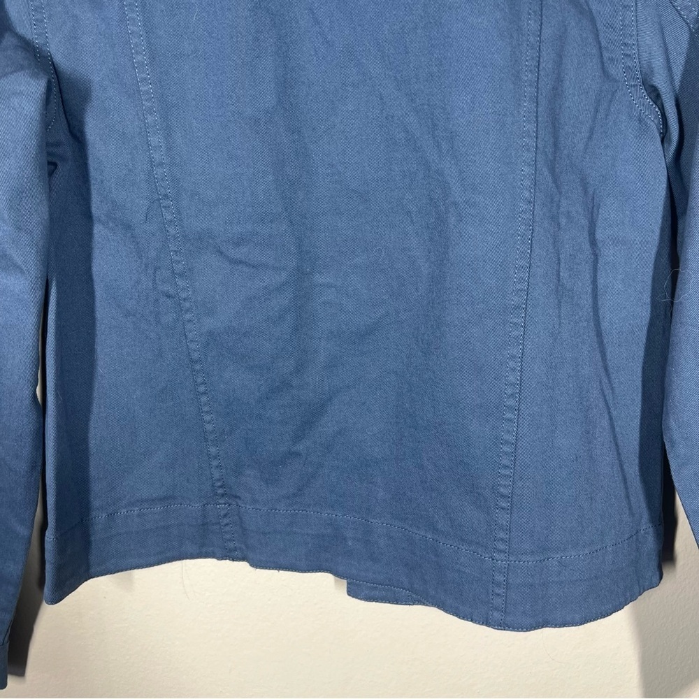 Pact Womens Twill Shadow Blue Organic Cotton Denim Jacket Size XS Casual - Picture 11 of 11